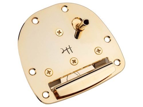 JCV-2244-11C Halon offset guitar classic vibrato, full stainless steel, cream tip, gold plated gloss