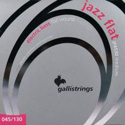   JF-45130 Galli Jazz Flat string set electric 5-string bass, polished stainless steel medium, 045-065-085-105-130