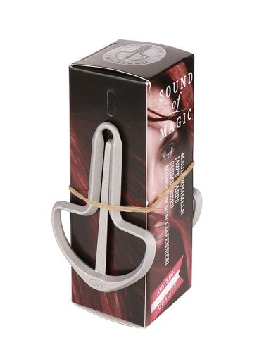 JH-08 Schwarz  mouth harp, mat silver, size 8/68mm