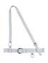 JK10W Boston  junior marching belt, leather, white