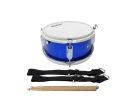 JMDR-1005BU Hayman  junior marching snare drum, with belt, 10 inch, 5 inch deep, blue with white hardware