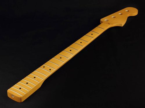 JMF Allparts  neck for Jazz Bass®, maple fretboard, 10" radius, 20 frets, vintage tinted finish