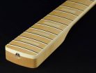 JMFB Allparts  neck for Jazz Bass®, white pearloid block markers, maple, 10", 20 frets, vintage tinted finish