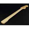 JMFB Allparts  neck for Jazz Bass®, white pearloid block markers, maple, 10", 20 frets, vintage tinted finish