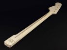 JMO Allparts  neck for Jazz Bass®, maple fretboard, 10" radius, 20 frets, sanded/unfinished