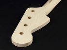 JMO Allparts  neck for Jazz Bass®, maple fretboard, 10" radius, 20 frets, sanded/unfinished