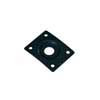 JP-1-B Boston  jack plate, rectangular, recessed hole, slanted metal, black