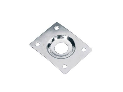 JP-1-C Boston  jack plate, rectangular, recessed hole, slanted metal, chrome