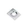 JP-1-C Boston  jack plate, rectangular, recessed hole, slanted metal, chrome