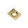 JP-1-G Boston  jack plate, rectangular, recessed hole, slanted metal, gold