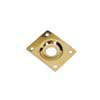 JP-1-G Boston  jack plate, rectangular, recessed hole, slanted metal, gold