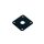 JP-100-B Boston  jack plate, square, plastic 34x34mm, flat, black