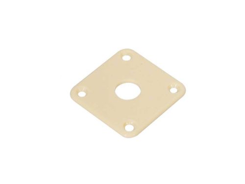 JP-100-IV Boston  jack plate, square, plastic 34x34mm, flat, ivory