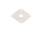 JP-100-W Boston  jack plate, square, plastic 34x34mm, flat, white