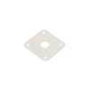 JP-100-W Boston  jack plate, square, plastic 34x34mm, flat, white