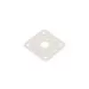 JP-100-W Boston  jack plate, square, plastic 34x34mm, flat, white