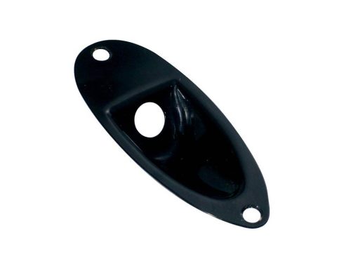 JP-2-B Boston  recessed jack plate, Stallion, metal, black