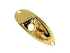 JP-2-G Boston  recessed jack plate, Stallion, metal, gold