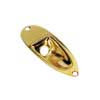 JP-2-G Boston  recessed jack plate, Stallion, metal, gold