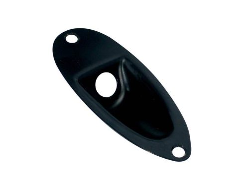 JP-2-MB Boston  recessed jack plate, Stallion, metal, black mat