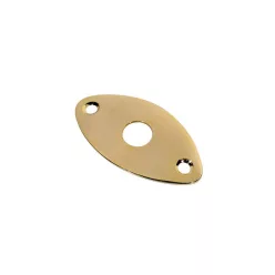   JP-3-G Boston  jack plate, football shape, slanted metal, gold