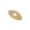 JP-3-G Boston  jack plate, football shape, slanted metal, gold