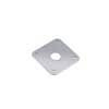 JP-5-C Boston  jack plate, square, flat metal, chrome