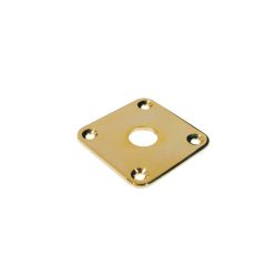 JP-5-G Boston  jack plate, square, flat metal, gold