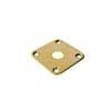 JP-5-G Boston  jack plate, square, flat metal, gold