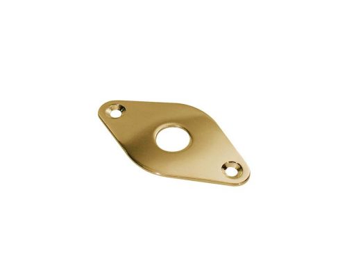 JP-6-G Boston  jack plate, diamond shape, slanted metal, gold