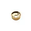 JP-9-G Boston  TE-model input cup, with angled screwholes, 3/8" 32 thread, 22mm diameter, gold