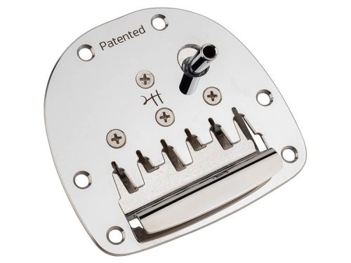 JPV-2211-11C Halon offset guitar patented vibrato, full stainless steel, cream tip, gloss