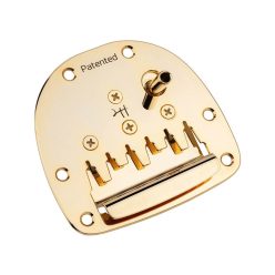   JPV-2244-11C Halon offset guitar patented vibrato, full stainless steel, cream tip, gold plated gloss