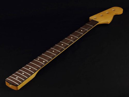 JRF Allparts  neck for Jazz Bass®, rosewood fretboard, 10" radius, 20 frets, vintage tinted finish