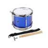 JSD-008-BU Hayman  junior snare drum, blue with chrome hardware, with sticks, belt and hook, 8 inch