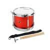 JSD-008-MR Hayman  junior snare drum, metallic red, with sticks, belt and hook, 8 inch