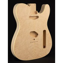   JTE-2A-BMCB Boston  vintage body Teaser (made in Japan), 2 piece alder, birdseye maple top / back veneer, cream binding