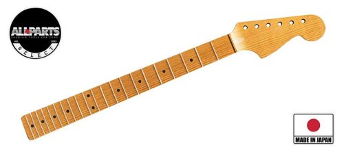 JZMORQ Allparts Select limited edition VIN-MOD replacement neck for Jazzmaster, quartersawn roasted maple, unfinished