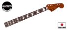 JZRFBBWRF Allparts Select limited edition Vintage Deluxe neck for Jazzmaster, AAA+ roasted flamed maple, bound w. block inlays, nitro finish