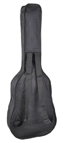 K-00-14 Boston  bag for classic guitar, unpadded, nylon, 2 straps, large pocket, black, 1/4-scale