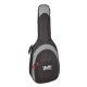 K-15-BG Boston Super Packer gig bag for classic guitar, 15 mm. padding, multiple pockets, black and grey