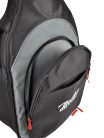 K-15-BG Boston Super Packer gig bag for classic guitar, 15 mm. padding, multiple pockets, black and grey