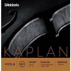   K410-SM D'Addario Kaplan Forza viola string set, short scale,14", medium tension