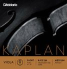 K413-SM D'Addario Kaplan Forza viola string G-3, stranded steel, silver wound, short scale, medium tension