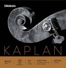 K615-34M D'Addario Kaplan double bass string C-5 extended 3/4, medium, stranded steel, tungsten wound