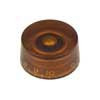 KA-110-IM Boston  speed knob, transparent amber, fits 24 fine (CTS) and 18 coarse knurl (Alpha), m.i. Japan