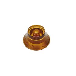 KA-160 Boston  bell knob, transparant amber