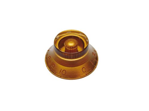 KA-160 Boston  bell knob, transparant amber