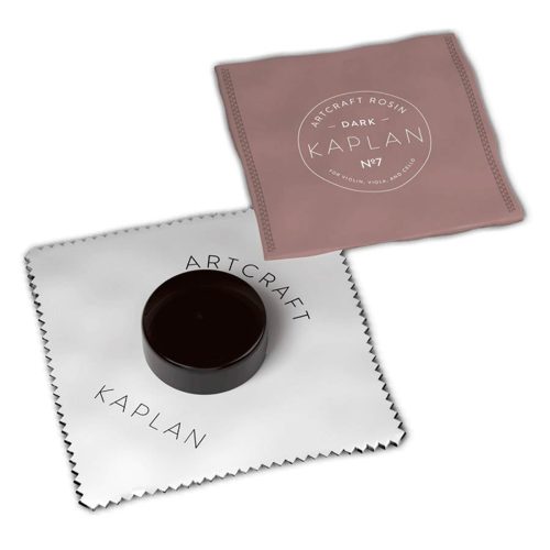 KA-CR7 D'Addario Kaplan Artcraft rosin for violin, dark, round in cloth