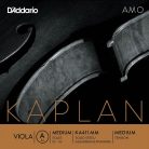 KA411-MM D'Addario Kaplan Amo viola string A-1, solid steel, titanium wound, medium scale, medium tension